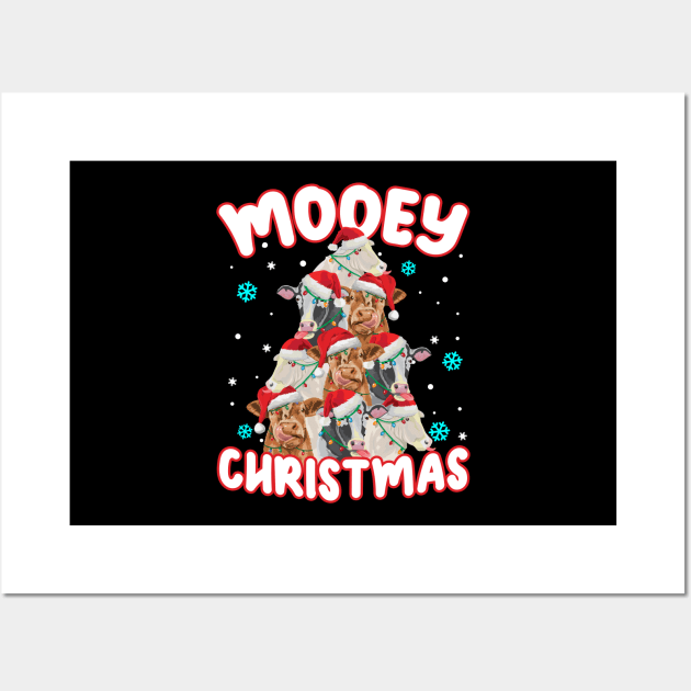 Mooey Christmas Wall Art by KsuAnn